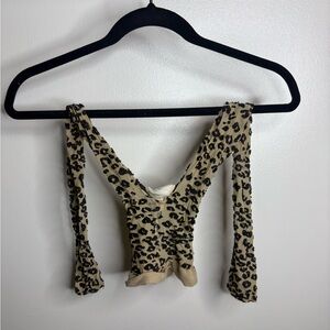 Leopard Print Pantyhose